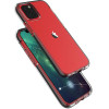 Hurtel Spring Case clear TPU gel protective cover with colorful frame for iPhone 13 Pro light blue - (Spring Case iPhone 13 Pro 6,1 Light Blue)