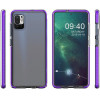 Hurtel Spring Case clear TPU gel protective cover with colorful frame for Xiaomi Redmi Note 10 5G / Poco M3 Pro black - (Spring Case Xiaomi Redmi Note 10 5G / POCO M3 PRO Black)