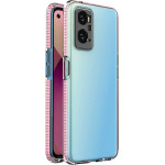 Hurtel Spring Case Cover for Realme 9i, Oppo A36 / A76 / A96 Silicone Cover with Frame light pink - (Spring Case Realme9i/OPPO A36/A76/A96 4G Light Pink)