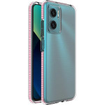 Hurtel Spring Case Cover for Xiaomi Redmi Note 11E /Redmi 10 5G / Redmi 10 Prime+ 5G / Poco M4 5G Silicone Cover with Frame Light Pink - (Spring Case Xiaomi Redmi Note 11E/Redmi 10 5G 2022/Redmi 10 Prime+ 5G/Poco M4 5G Light Pink)