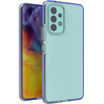 Hurtel Spring Case cover gel cover with a colored frame for the Samsung Galaxy A73 dark blue - (Spring Case Samsung A73 Dark Blue)