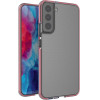 Hurtel Spring Case Cover Gel Cover with Color Frame for Samsung Galaxy S22 + (S22 Plus) Light Pink - (Spring Case Samsung S22 Plus Light Pink)