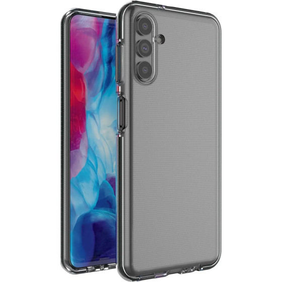 Hurtel Spring Case cover gel cover with colored frame for Samsung Galaxy A13 5G black - (Spring Case Samsung A13 Black)