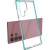 Hurtel Spring Case cover gel cover with colored frame for Samsung Galaxy S22 Ultra dark blue - (Spring Case Samsung S22 Ultra Dark Blue)