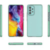 Hurtel Spring Case cover gel TPU cover with colored frame for Samsung Galaxy A73 black - (Spring Case Samsung A73 Black)
