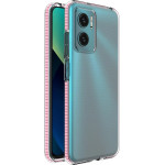 Hurtel Spring Case cover gel TPU cover with colored frame for Xiaomi Redmi 10 light pink - (Spring Case Xiaomi Redmi 10 Light Pink)