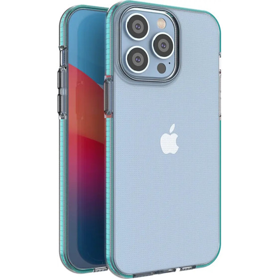 Hurtel Spring Case for iPhone 14 Pro Max silicone cover with frame light blue - (Spring Case IPHONE 14 PRO MAX LIGHT BLUE)