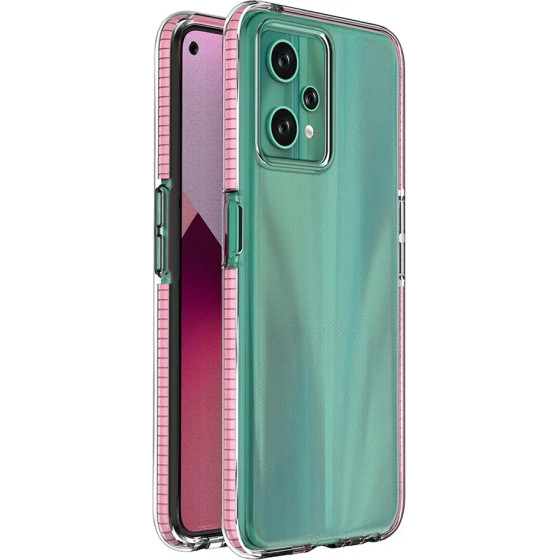 Hurtel Spring Case for Realme 9 Pro silicone cover with frame light pink - (Spring Case Realme 9 Pro Light Pink)