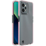 Hurtel Spring Case for Realme C31 silicone case with a frame light pink - (Spring Case Realme C31 Light Pink)