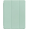 Hurtel Stand Tablet Case Smart Cover case for iPad Pro 12.9 '' 2021/2020 with stand function green - (Tablet Case Book Apple iPad PRO 12,9 (2020/2021) Light Green)