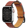 Hurtel Strap Leather leather strap Apple Watch SE, 9, 8, 7, 6, 5, 4, 3, 2, 1 (41, 40, 38 mm) band bracelet red - (Strap Leather second level genuine leather Apple Watch 38/40/41 Red Brown) Hurtel Strap Leather leather strap Apple Watch SE, 9, 8, 7, 6, 5, 4, 3, 2, 1 (41, 40, 38 mm) band bracelet red - (Strap Leather second level genuine leather Apple Watch 38/40/41 Red Brown)