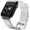 Hurtel Strap Light replacement band strap for Watch 6 / 5 / 4 / 3 / 2 / SE (40mm / 38mm) black - (Strap Light Apple iWatch 2/3/4/5/6/SE 38/40 Black)
