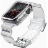 Hurtel Strap Light Set replacement band strap case for Watch 6 40mm / Watch 5 40mm / Watch 4 40mm / Watch SE 40mm black - (Strap Light Set Apple iWatch 2/3/4/5/6/SE 40 Black)
