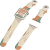 Hurtel Strap Moro Band for Apple Watch Ultra / 9 / 8 / 7 / 6 / SE / 5 / 4 / 3 / 2 (49mm / 45mm / 44mm / 42mm) Silicone Strap Watch Bracelet Pattern 5 - (Moro Strap Apple iWatch 42/44 Color 5)
