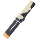 Hurtel Strap Moro Band For Samsung Galaxy Watch 42mm Silicone Strap Camo Watch Bracelet (13) - (Moro Strap Samsung Watch 20mm Color 13)