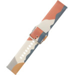 Hurtel Strap Moro Band For Samsung Galaxy Watch 42mm Silicone Strap Camo Watch Bracelet (15) - (Moro Strap Samsung Watch 20mm Color 15)