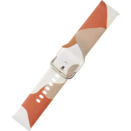 Hurtel Strap Moro Band For Samsung Galaxy Watch 42mm Silicone Strap Camo Watch Bracelet (5) - (Moro Strap Samsung Watch 20mm Color 5)