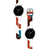 Hurtel Strap Moro Band For Samsung Galaxy Watch 42mm Silicone Strap Camo Watch Bracelet (8) - (Moro Strap Samsung Watch 20mm Color 8)