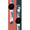 Hurtel Strap Moro Band For Samsung Galaxy Watch 46mm Silicone Strap Watch Bracelet Pattern 10 - (Moro Strap Samsung Watch 22mm Color 10)