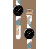 Hurtel Strap Moro Band For Samsung Galaxy Watch 46mm Silicone Strap Watch Bracelet Pattern 2 - (Moro Strap Samsung Watch 22mm Color 2)