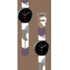 Hurtel Strap Moro Band For Samsung Galaxy Watch 46mm Silicone Strap Watch Bracelet Pattern 9 - (Moro Strap Samsung Watch 22mm Color 9)