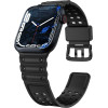Hurtel Strap Triple Protection Apple Watch SE strap, 9, 8, 7, 6, 5, 4, 3, 2, 1 (41, 40, 38 mm) band bracelet black - (Strap Triple Protection Apple Watch 38/40/41 BLACK)