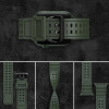 Hurtel Strap Triple Protection Apple Watch SE strap, 9, 8, 7, 6, 5, 4, 3, 2, 1 (41, 40, 38 mm) band bracelet green - (Strap Triple Protection Apple Watch 38/40/41 MILITARY GREEN)