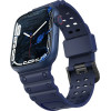 Hurtel Strap Triple Protection Apple Watch SE strap, 9, 8, 7, 6, 5, 4, 3, 2, 1 (41, 40, 38 mm) band bracelet navy blue - (Strap Triple Protection Apple Watch 38/40/41 NAVY BLUE)