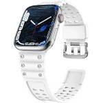 Hurtel Strap Triple Protection Apple Watch SE strap, 9, 8, 7, 6, 5, 4, 3, 2, 1 (41, 40, 38 mm) band bracelet white - (Strap Triple Protection Apple Watch 38/40/41 CLOUD WHITE)