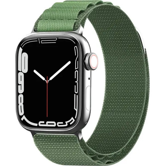 Hurtel Strap with Alpine steel buckle for Apple Watch 38/40/41 mm - green - (Strap Alpine Apple Watch 38/40/41MM Green)