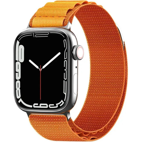 Hurtel Strap with Alpine steel buckle for Apple Watch 38/40/41 mm - orange - (Strap Alpine Apple Watch 38/40/41MM Orange)