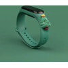 Hurtel Strap Xmas Wristband for Xiaomi Mi Band 4 / Mi Band 3 Christmas Silicone Strap Bracelet Dark Green (Christmas Tree 2) - (Strap Xmas Xiaomi Mi Band 3 / 4 Dark Green Christmas Tree 2)