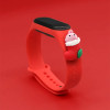 Hurtel Strap Xmas Wristband for Xiaomi Mi Band 4 / Mi Band 3 Christmas Silicone Strap Bracelet Red (Santa 1) - (Strap Xmas Xiaomi Mi Band 3 / 4 Red Santa 1)