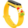 Hurtel Strap Xmas Wristband for Xiaomi Mi Band 6 / Mi Band 5 Christmas Silicone Strap Bracelet Yellow (house) - (Strap Xmas Xiaomi Mi Band 5 / 6 Yellow Lodge)