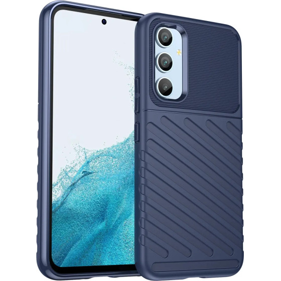 Hurtel Thunder Case case for Samsung Galaxy A54 5G silicone armored cover blue - (Thunder Case Samsung A54 Blue)