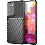 Hurtel Thunder Case case for Samsung Galaxy S23 Ultra silicone armor case black - (Thunder Case Samsung S23 Ultra Black)