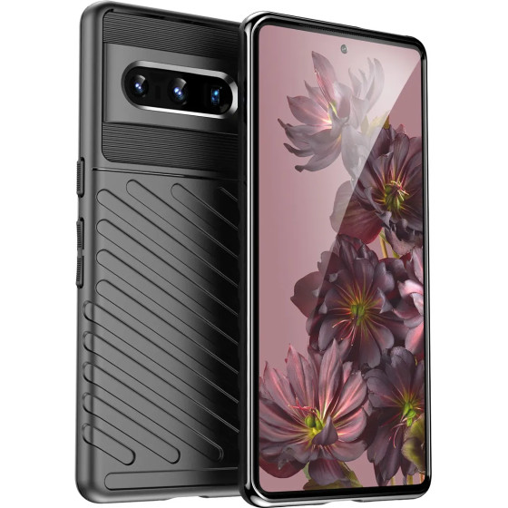 Hurtel Thunder Case flexible armored cover for Google Pixel 7 Pro black - (Thunder Case GOOGLE PIXEL 7 PRO Black)