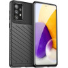 Hurtel Thunder Case flexible armored cover for Samsung Galaxy A73 black - (Thunder Case Samsung A73 5G Black)
