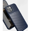 Hurtel Thunder Case Flexible Tough Rugged Cover TPU Case for iPhone 13 mini blue - (Thunder Case iPhone 13 Mini Blue)