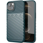 Hurtel Thunder Case Flexible Tough Rugged Cover TPU Case for iPhone 13 mini green - (Thunder Case iPhone 13 Mini Green)