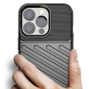 Hurtel Thunder Case Flexible Tough Rugged Cover TPU Case for iPhone 13 Pro black - (Thunder Case iPhone 13 PRO Black)
