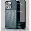 Hurtel Thunder Case Flexible Tough Rugged Cover TPU Case for iPhone 13 Pro green - (Thunder Case iPhone 13 PRO Green)