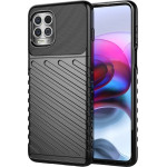 Hurtel Thunder Case Flexible Tough Rugged Cover TPU Case for Motorola Moto G100 / Edge S black - (Thunder Case Motorola Moto G100 Black)