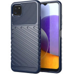 Hurtel Thunder Case Flexible Tough Rugged Cover TPU Case for Samsung Galaxy A22 5G blue - (Thunder Case Samsung A22 5G Blue)