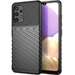 Hurtel Thunder Case Flexible Tough Rugged Cover TPU Case for Samsung Galaxy A72 4G black - (Thunder Case Samsung A72 5G Black)
