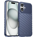 Hurtel Thunder Case for iPhone 16 Plus Silicone Case - Blue - (Thunder case iPhone 16 Plus blue)