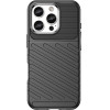 Hurtel Thunder Case for iPhone 16 Pro Silicone Case - Black - (Thunder case iPhone 16 Pro black)