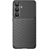 Hurtel Thunder Case for Samsung Galaxy S25+ Silicone Armored Cover - Black - (Thunder Case Samsung Galaxy S25+ Black)
