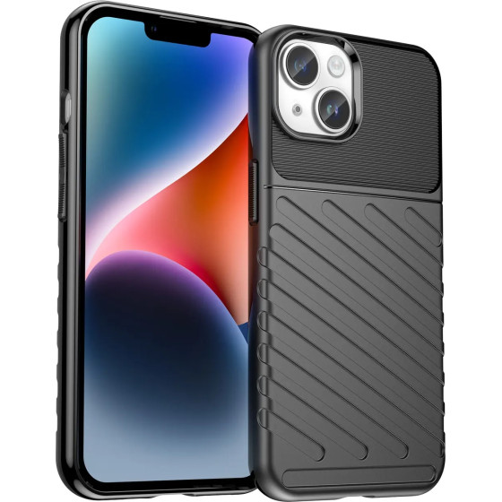 Hurtel Thunder Case iPhone 14 Plus armored case black - (THUNDER CASE IPHONE 14 Plus BLACK)