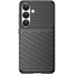 Hurtel Thunder Case Samsung Galaxy S25 Silicone Armored Case Black - (Thunder Case Samsung Galaxy S25 Black)